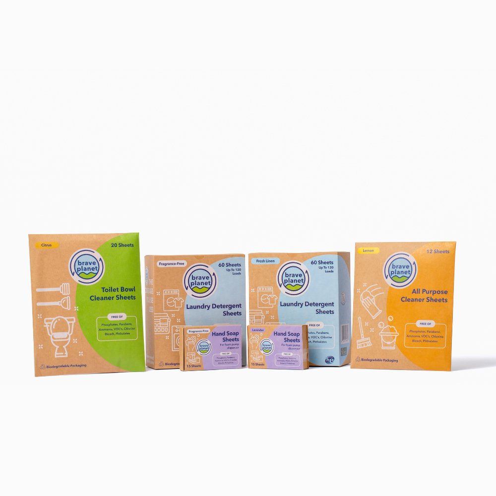 Home Starter Cleaning Set (Fragrance-Free & Scented) - Shop Brave Planet